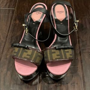 Fendi platform heels